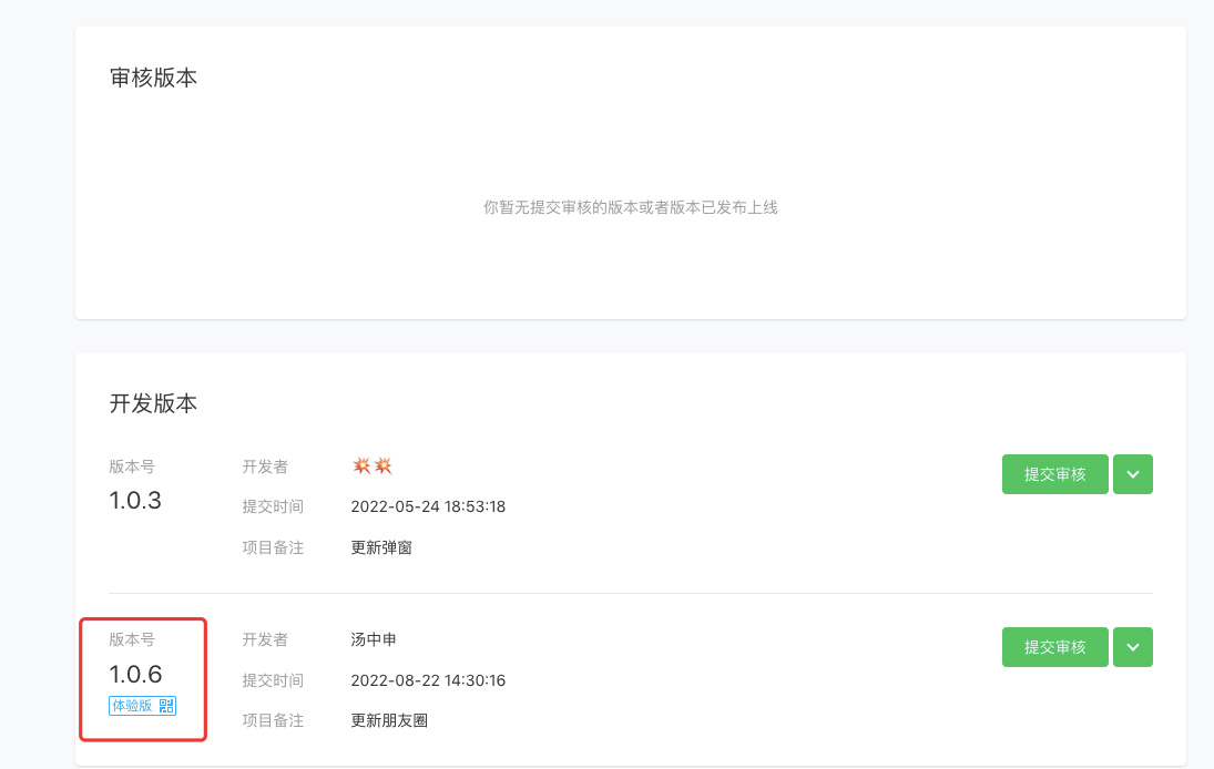 發(fā)布體驗版